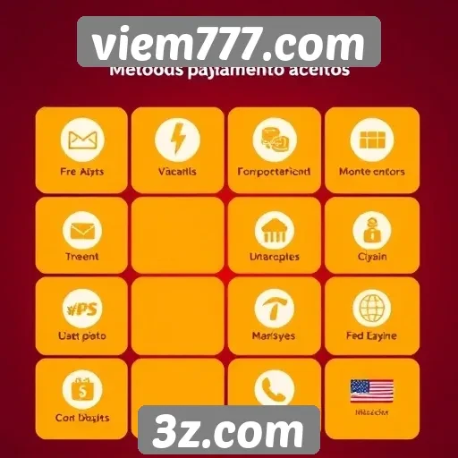 Métodos de pagamento aceitos no viem777.com