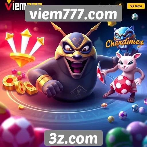 Variedade de jogos disponíveis no viem777